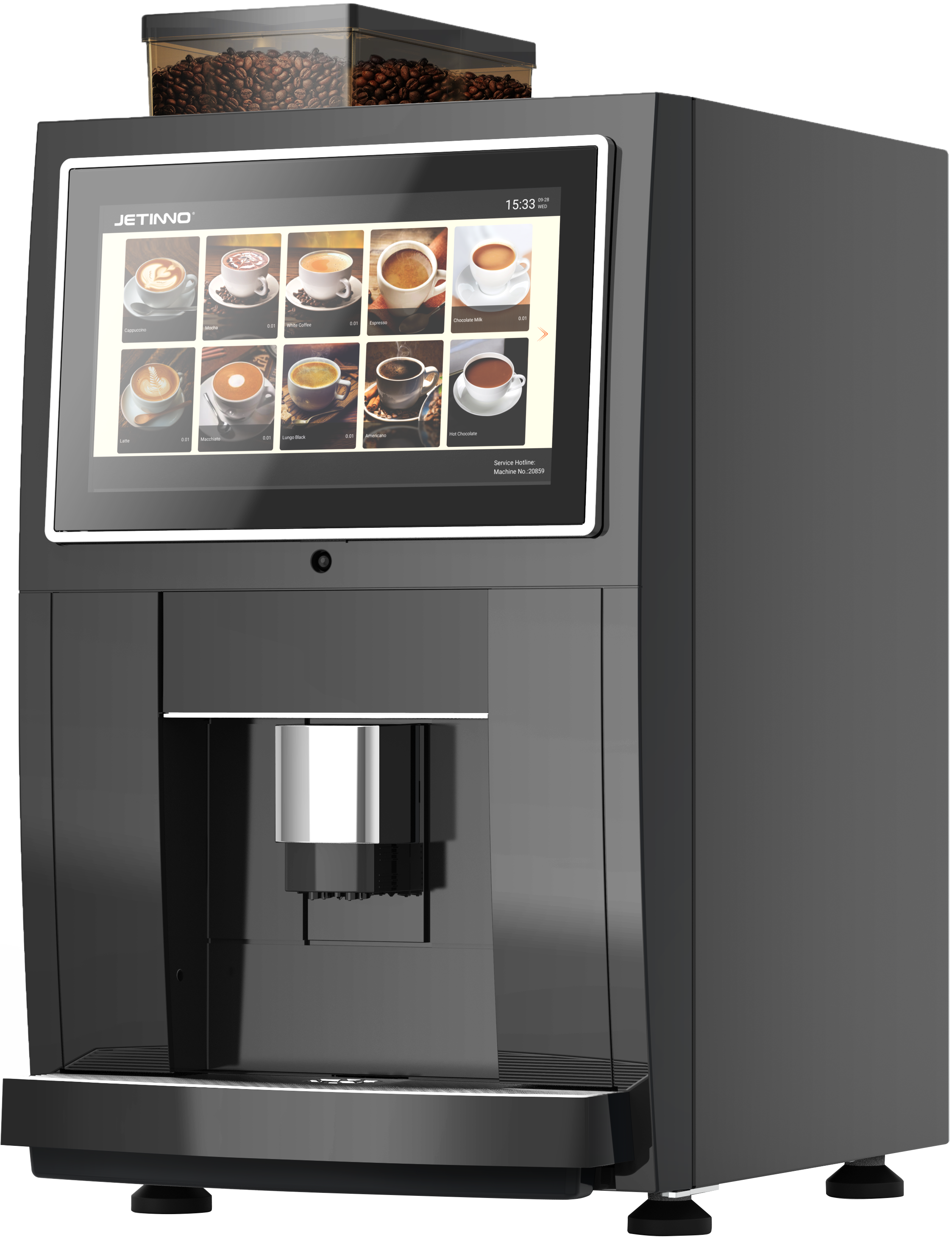 JETINNO JL24 Commercial Coffee Machine with Espresso Brewer